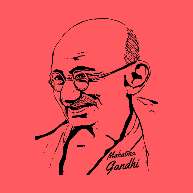 Mahatma Gandhi by Casual Wear Co.