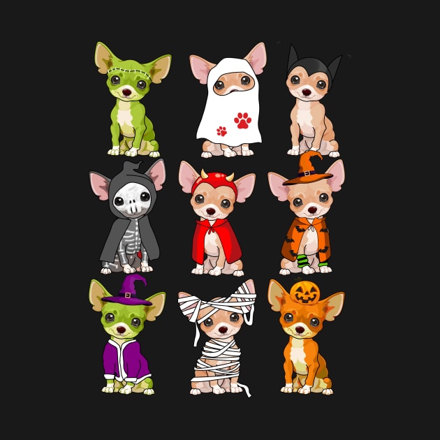 Funny chihuhua Costume Halloween Gift by Bensonn