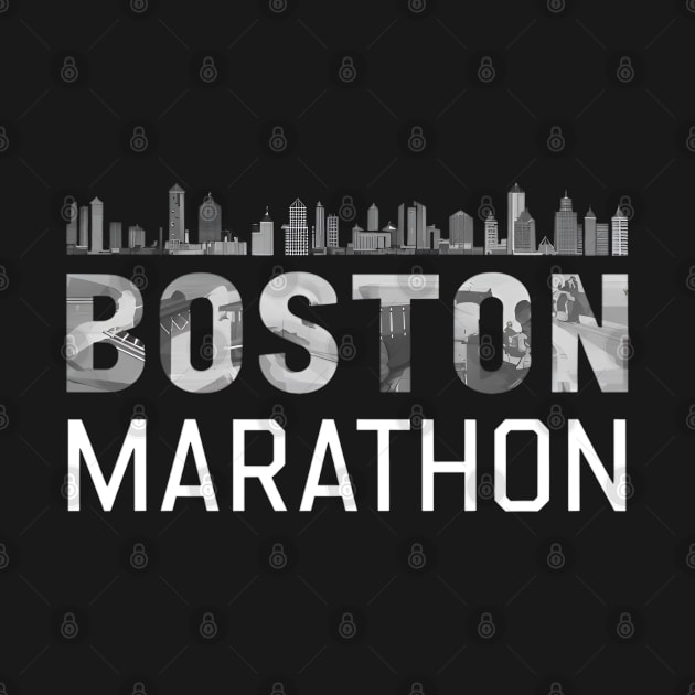 boston marathon 2024 by CreationArt8