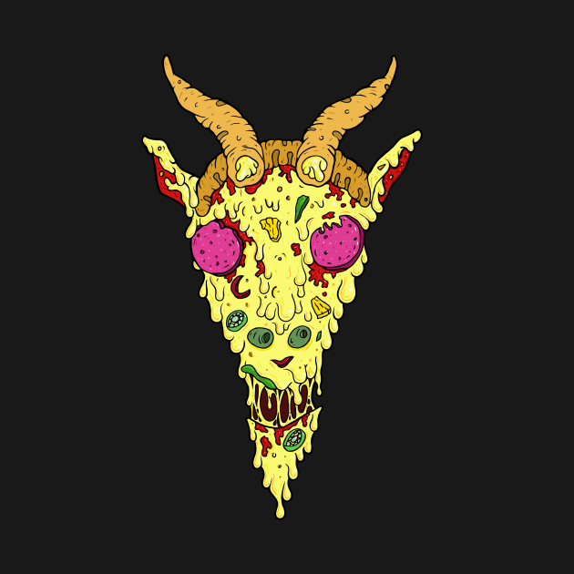 Pizza Goat by Bearded Elk Tees