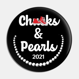 Chucks And Pearls 2021 Inauguration Day Chucks And Pearls 2021 Inauguration Day Pin