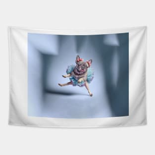 French Bulldog Dancing Ballerina TuTu Tapestry