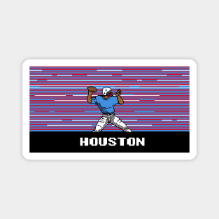 8-Bit Quarterback - Houston Magnet