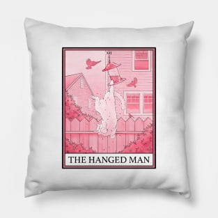Hanged Man Cat Tarot Pillow