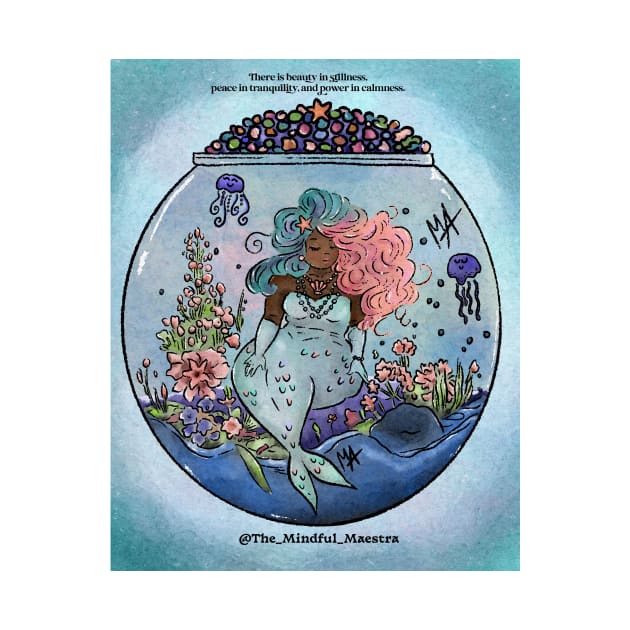 Peaceful Mermaid by The Mindful Maestra