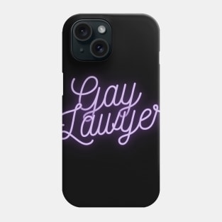 Gay Lawyer - Purple Phone Case