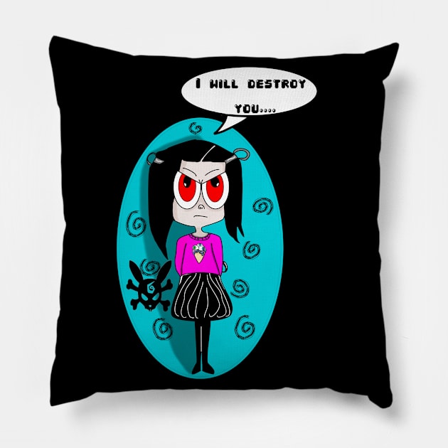 Little evil Pillow by Made By Creatures