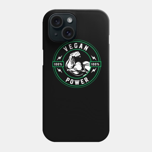 vegan power Phone Case by janvimar