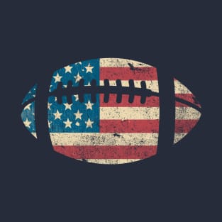 American Football Patriotic Flag T-Shirt