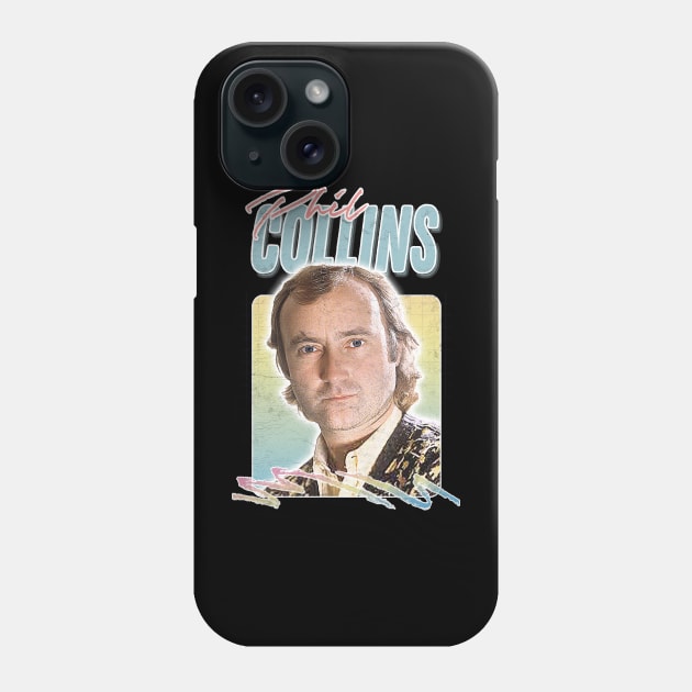 Phil Collins / 80s Retro Aesthetic Design Phone Case by DankFutura