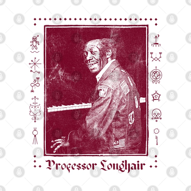 Professor Longhair † Retro Fan Design by DankFutura