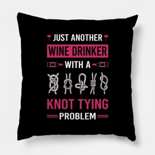 Wine Drinker Knot Tying Pillow