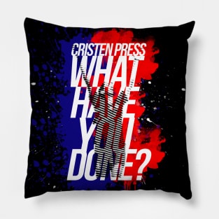 Christen Press What Have You Done? Pillow