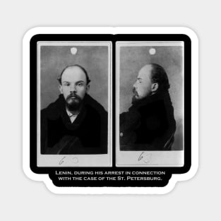 Lenin Mugshot Magnet