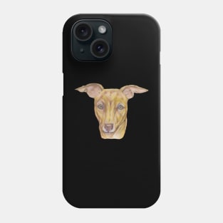 Cute Yellow Greyhound Dog Phone Case