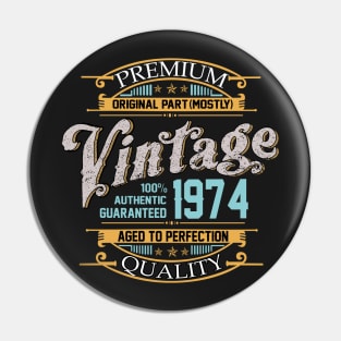 Premium Quality original part (mostly) vintage 1974 Pin