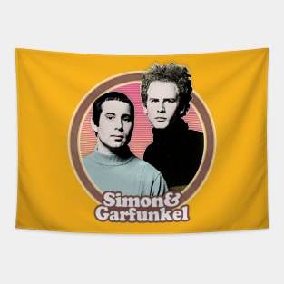 Simon & Garfunkel /// Original Retro Fan Art Design Tapestry