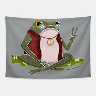 Hippie Frogson the Frog Tapestry