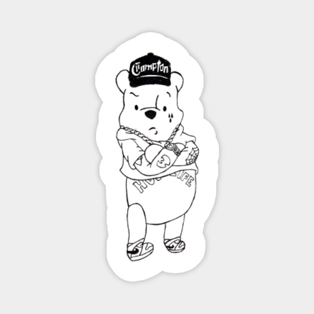 Gangster Pooh Bear Pooh Magnet Teepublic Au
