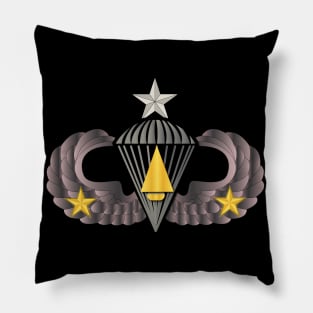 Army - Combat Paratrooper - Combat Vet wo Txt Pillow