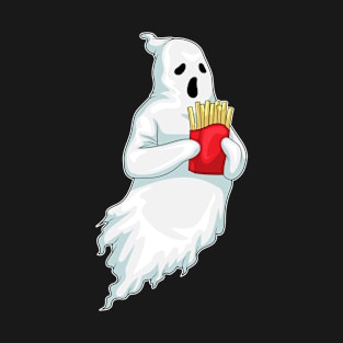 Ghost Halloween French fries T-Shirt