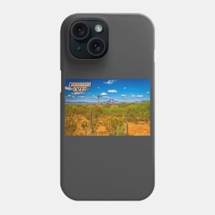 Chihuahuan Desert Windmill Phone Case