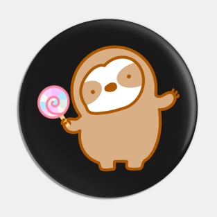 Cute Lollipop Sloth Pin