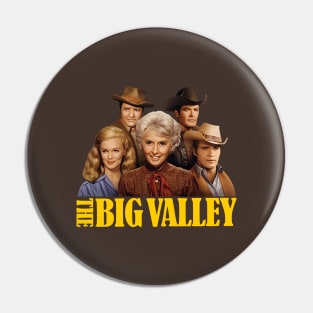 The Big Valley - Color Group Shot - 60s Tv Western Pin