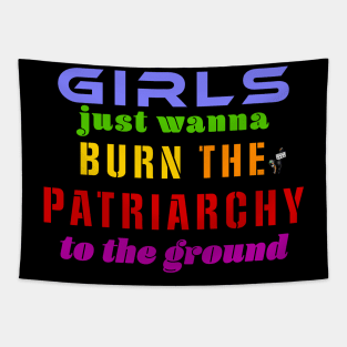 Burn the Patriarchy to the Ground Tapestry