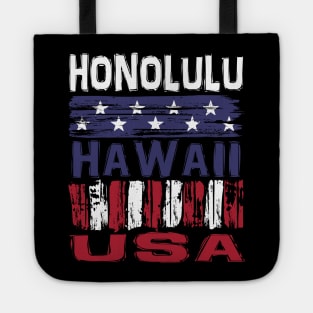 Honolulu Hawaii USA T-Shirt Tote