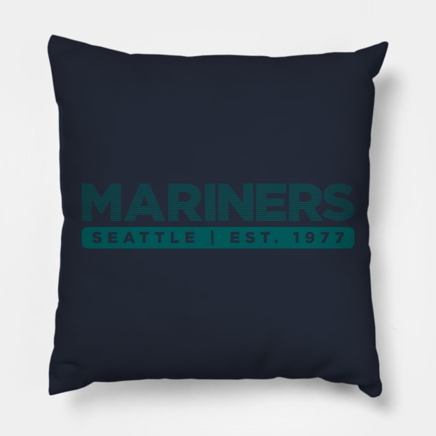 Mariners #2 Pillow by HooPet