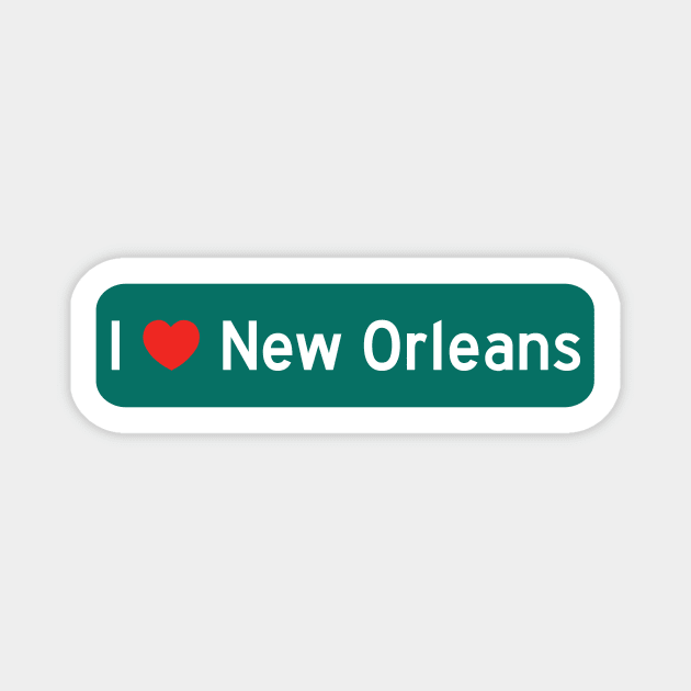 I Love New Orleans! Magnet by MysticTimeline