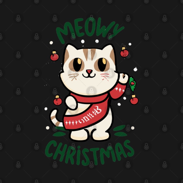 Meowy christmas cat by Style Troop