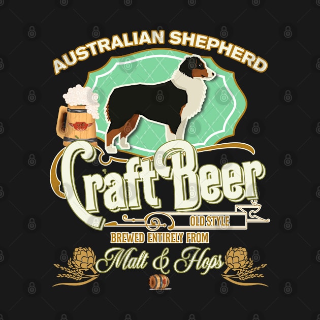 Australian Shepherd Gifts - Beer Dog lover by StudioElla
