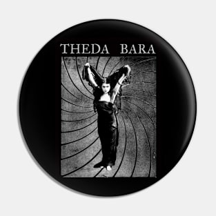 THEDA BARA - Sin - Silent and Pre-Code Horror Pin