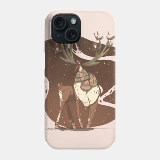 Christmas deer Phone Case