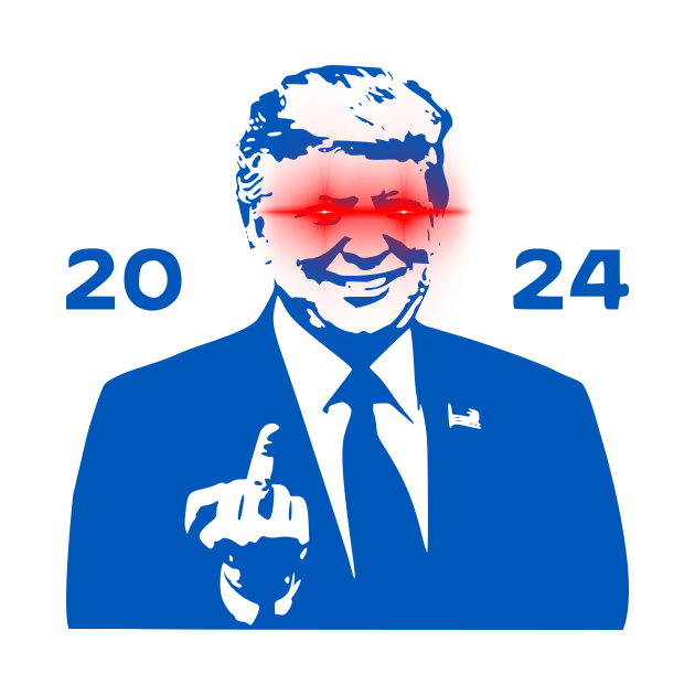 DARK TRUMP 2024 Dark Brandon Remix USA President (Blue Finger) by MAR-A-LAGO RAIDERS