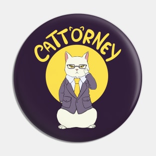 Cat Attorney - Ver. 2 Pin