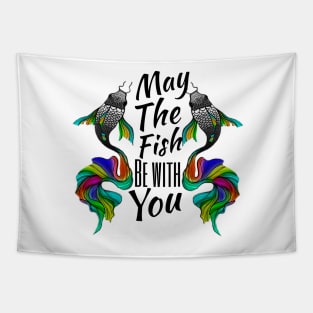 May the fish be with you Tapestry