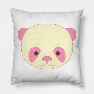 cute pinky panda face Pillow