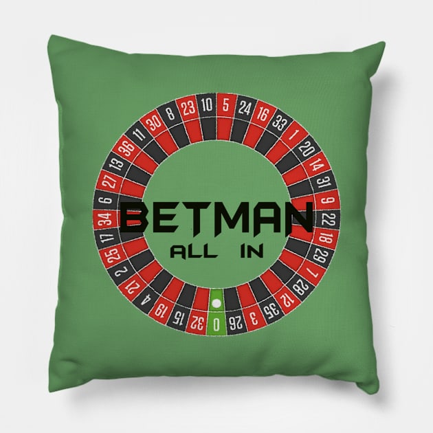 Casino Hero Pillow by TenomonMalke