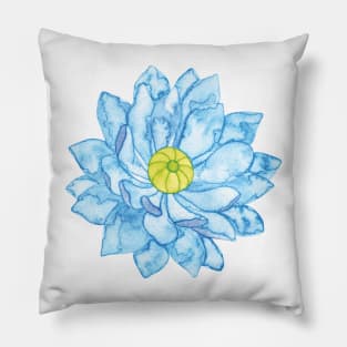 Blue Bloom Pillow