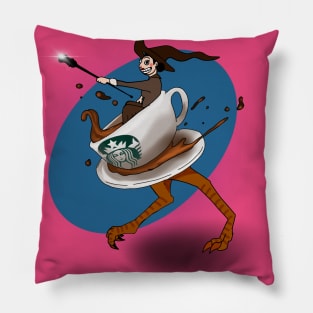 Starbucks witch Pillow