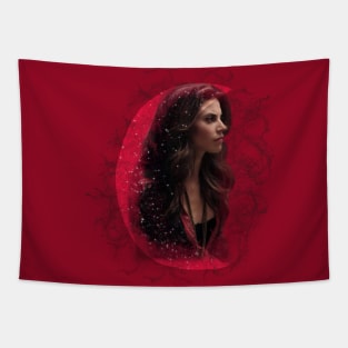 Ruby Lucas - Moon and Stars Tapestry