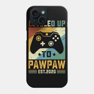 Vintage Leveled Up To Pawpaw Est.2020 Phone Case