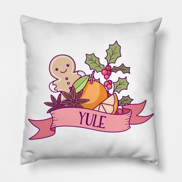 Yule Pillow by sombrasblancas