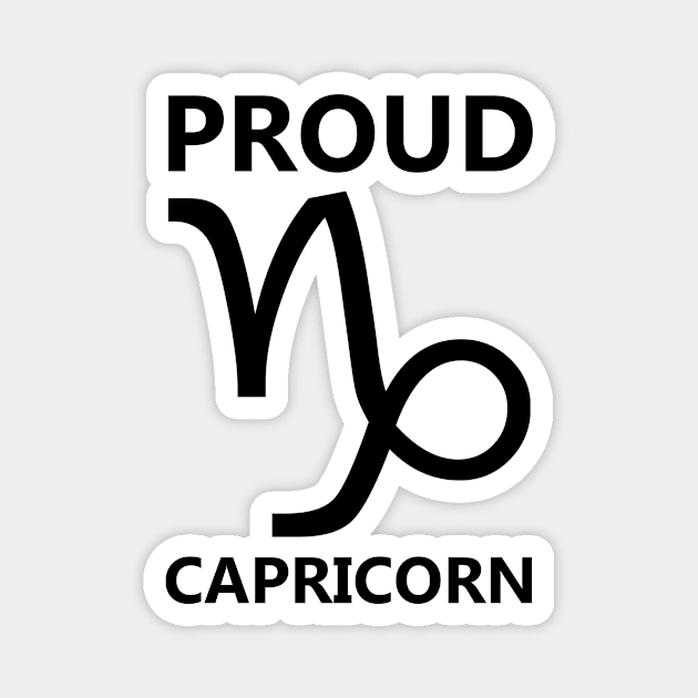 PROUD CAPRICORN Magnet by Ven0mBlast