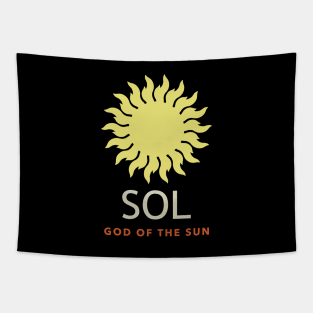 Sol Ancient Roman God of the Sun Tapestry