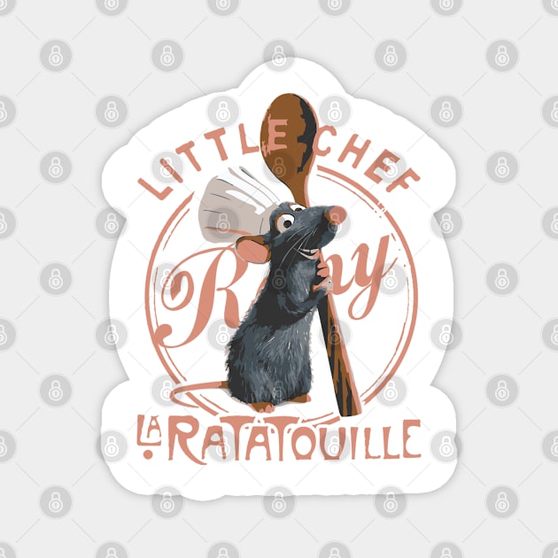 Ratatouille Tribute - Ratatouille Little Chef Kitchen - Epcot Remy Haunted Mansion - Pixar Rat Lion King Wall e - Up - ratatouille - Pirates Of The Caribbean - ratatouille -Tangled Magnet by TributeDesigns