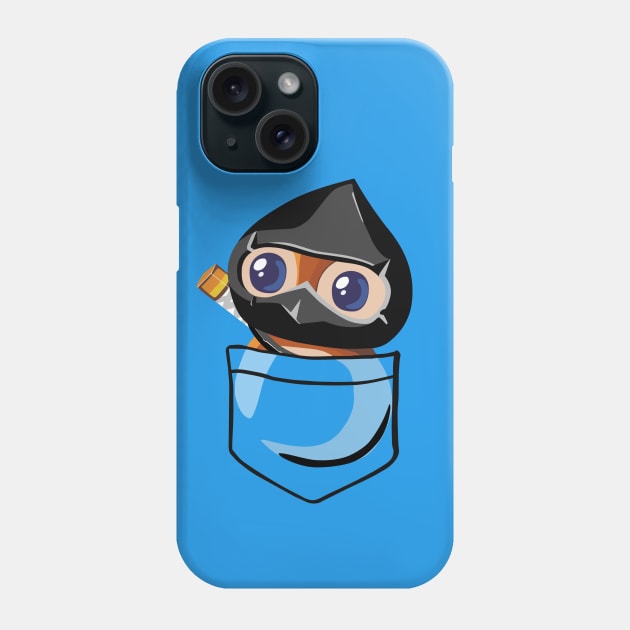 Ninja Pepe! Phone Case by SlothgirlArt